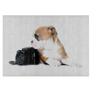 Cutest Baby Animals Old Tyme British Bulldog Cutting Board