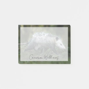 Cutest Baby Animals   Opossum Mum & Kids Post-it Notes