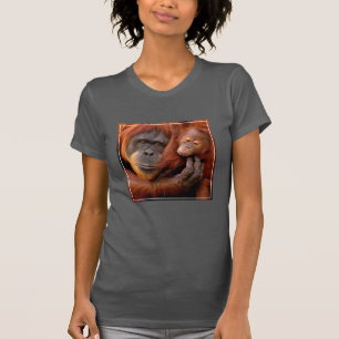 Cutest Baby Animals Orangutan Mum & Baby T-Shirt