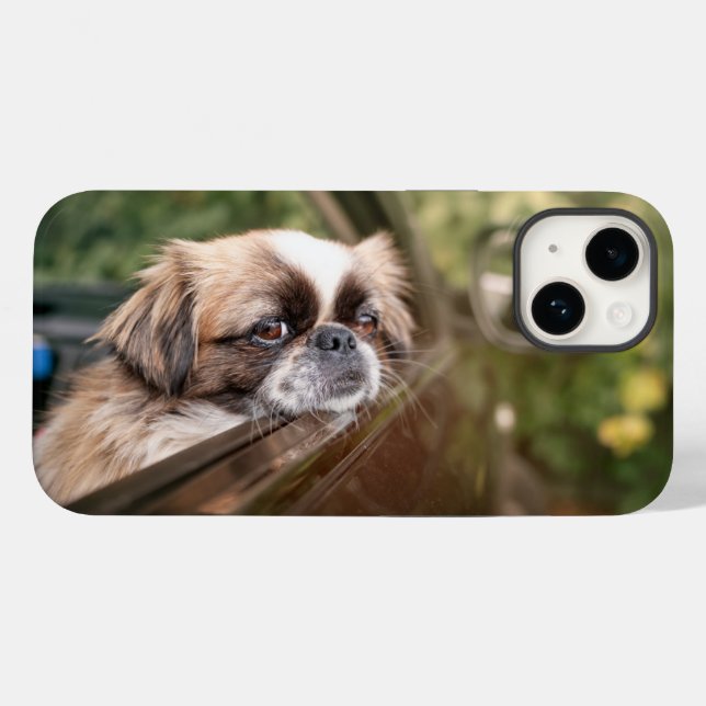 Cutest Baby Animals | Pekingese Puppy in Car Case-Mate iPhone Case (Back (Horizontal))