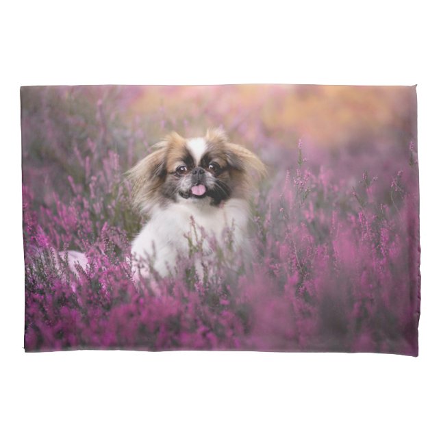 Cutest Baby Animals | Pekingese Puppy Pillowcase (Front)