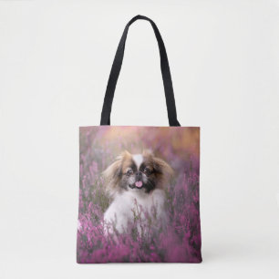 Cutest Baby Animals Pekingese Puppy Tote Bag