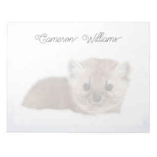 Cutest Baby Animals Pine Marten Notepad