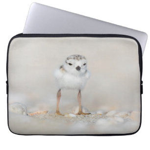 Cutest Baby Animals   Piping Plover Chick Laptop Sleeve