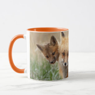 Cutest Baby Animals Red Fox & Baby Mug
