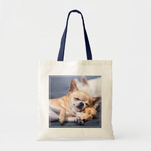 Cutest Baby Animals Red-haired Chihuahua Dog Tote Bag