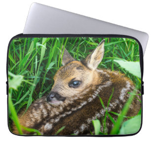 Cutest Baby Animals Roe Deer Baby Laptop Sleeve