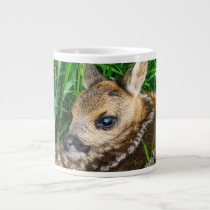 Cutest Baby Animals Roe Deer Baby Large Coffee Mug