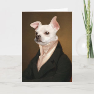 Cutest Baby Animals   Royal Chihuahua Portrait Card