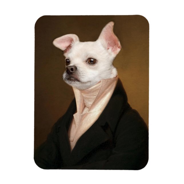 Cutest Baby Animals | Royal Chihuahua Portrait Magnet (Vertical)