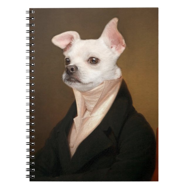 Cutest Baby Animals | Royal Chihuahua Portrait Notebook (Front)