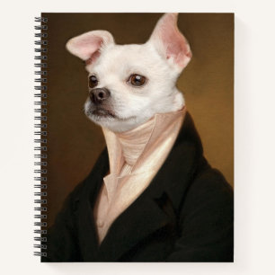 Cutest Baby Animals   Royal Chihuahua Portrait Notebook