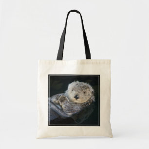 Cutest Baby Animals   Sea Otter Floating Tote Bag