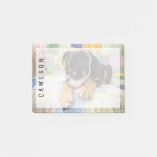 Cutest Baby Animals Shy Old English Bulldog Post-it Notes