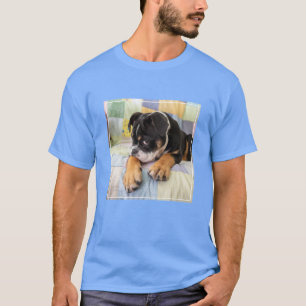Cutest Baby Animals Shy Old English Bulldog T-Shirt