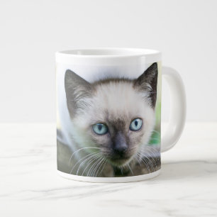 Cutest Baby Animals   Siamese Kitten 2 Large Coffee Mug