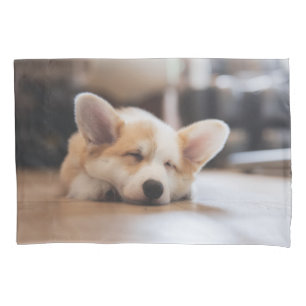 Cutest Baby Animals   Sleepy Corgi Pillowcase