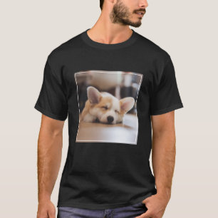 Cutest Baby Animals Sleepy Corgi T-Shirt