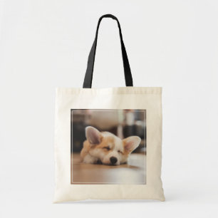 Cutest Baby Animals   Sleepy Corgi Tote Bag