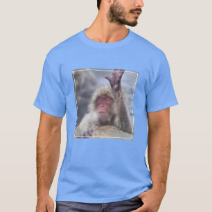 Cutest Baby Animals Snow Monkey Face T-Shirt