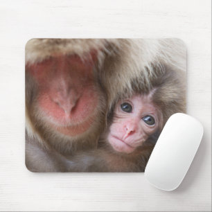 Cutest Baby Animals   Snow Monkey Mouse Mat