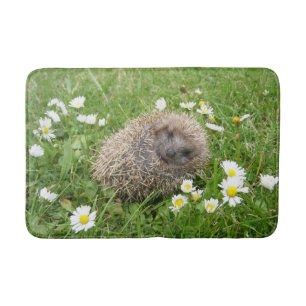 Cutest Baby Animals Spanish Hedgehog Bath Mat