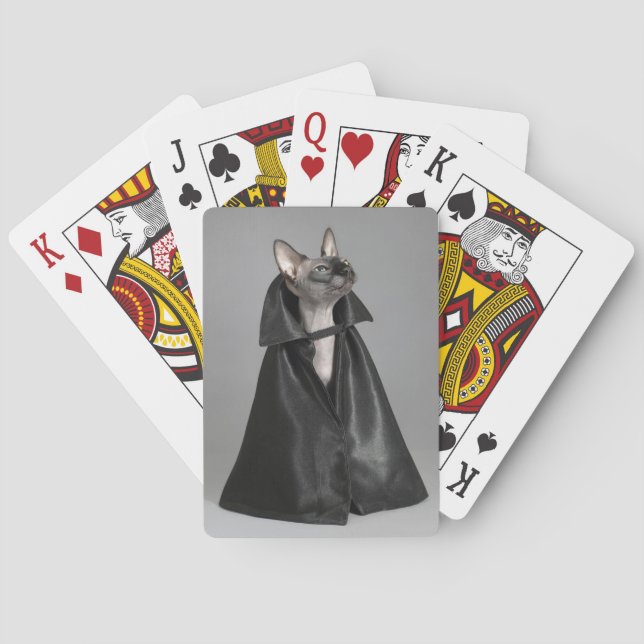 Cutest Baby Animals | Sphynx Hairless Cat Playing Cards (Back)