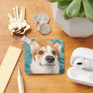 Cutest Baby Animals   Sweet Corgi Puppy Face Key Ring