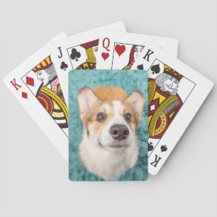 Cutest Baby Animals   Sweet Corgi Puppy Face Playing Cards