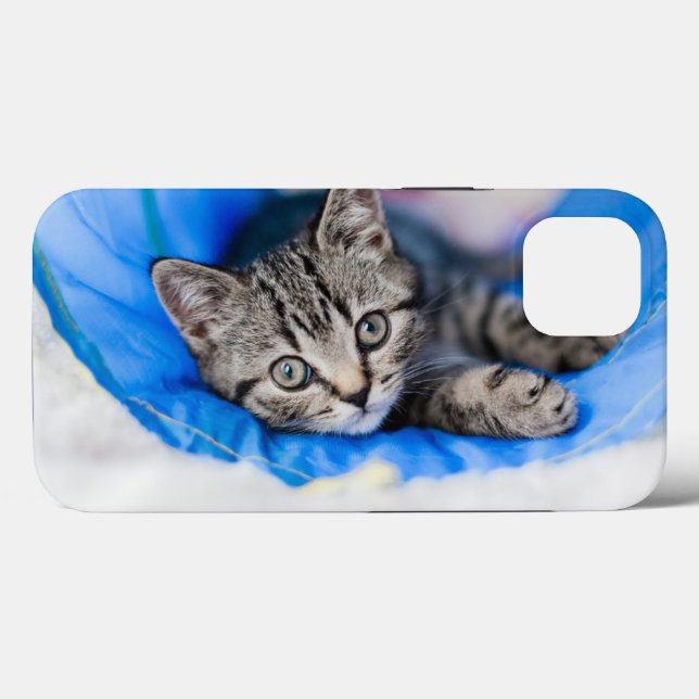 Cutest Baby Animals | Tabby Kitten in Play Tunnel Case-Mate iPhone Case (Back (Horizontal))