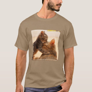 Cutest Baby Animals Tabby Kitten Kiss T-Shirt