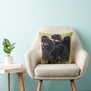 Cutest Baby Animals Three Chimpanzees Hugging Cushion