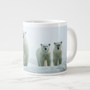 Cutest Baby Animals   Three Young Polar Bears Large Coffee Mug