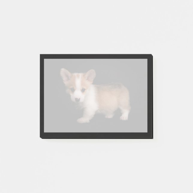 Cutest Baby Animals | Tiny Corgi Post-it Notes (Front)