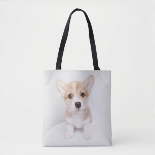 Cutest Baby Animals   Tiny Corgi Tote Bag