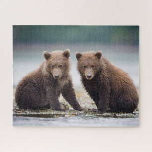 Cutest Baby Animals Two Bear Cubs Jigsaw Puzzle