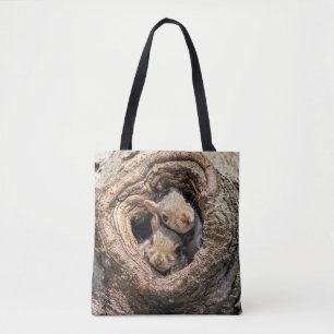 Cutest Baby Animals   Two Young Squirrels Tote Bag