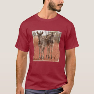 Cutest Baby Animals Two Young Zebras T-Shirt
