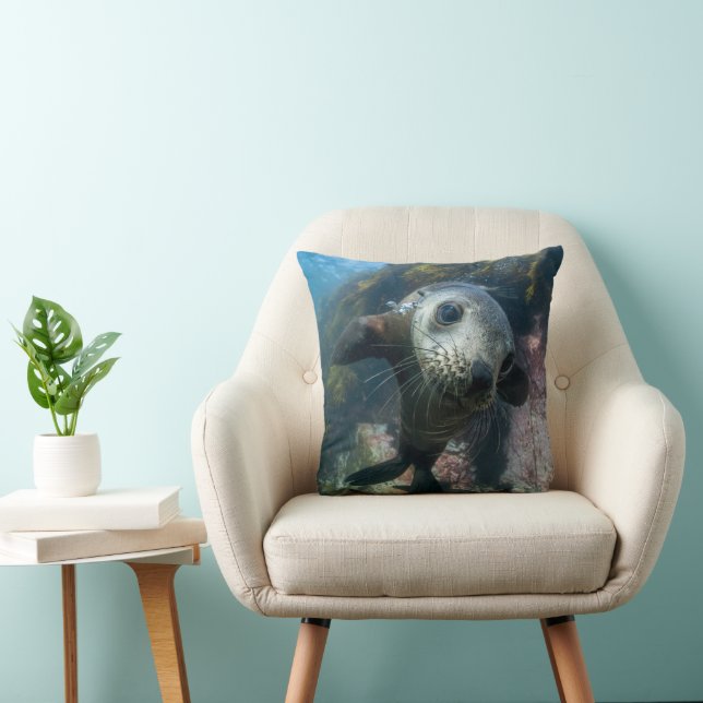 Cutest Baby Animals | Underwater Cape Fur Seal Cushion (Chair)