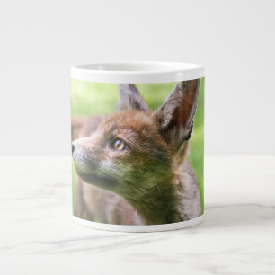 Cutest Baby Animals Urban Fox Large Coffee Mug