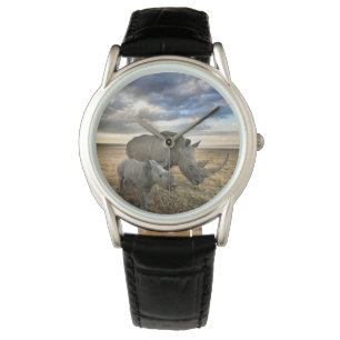 Cutest Baby Animals White Rhino & Calf Watch