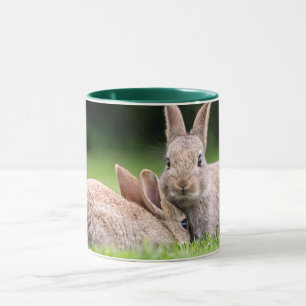 Cutest Baby Animals   Wild Bunny Rabbits Mug