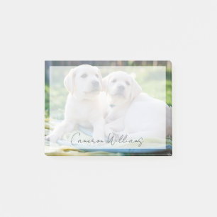 Cutest Baby Animals Yellow Labrador Retrievers Post-it Notes