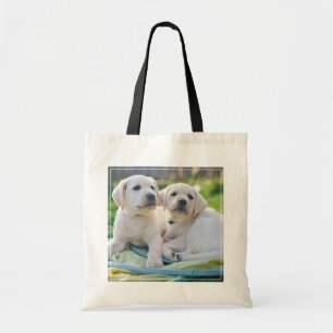Cutest Baby Animals   Yellow Labrador Retrievers Tote Bag