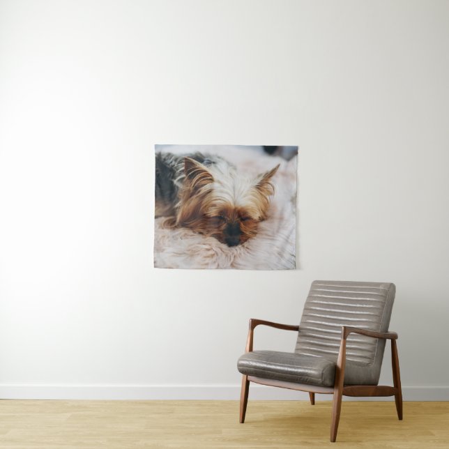 Cutest Baby Animals | Yorkshire Terrier Tapestry (In Situ (Horizontal))