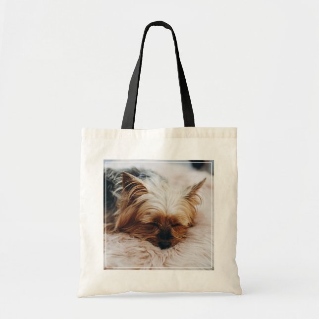 Cutest Baby Animals | Yorkshire Terrier Tote Bag (Front)