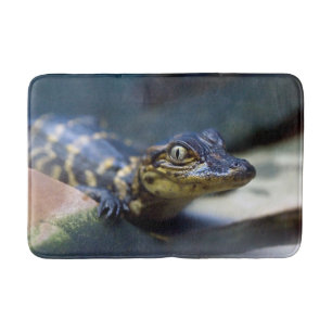 Cutest Baby Animals   Young Alligator Bath Mat