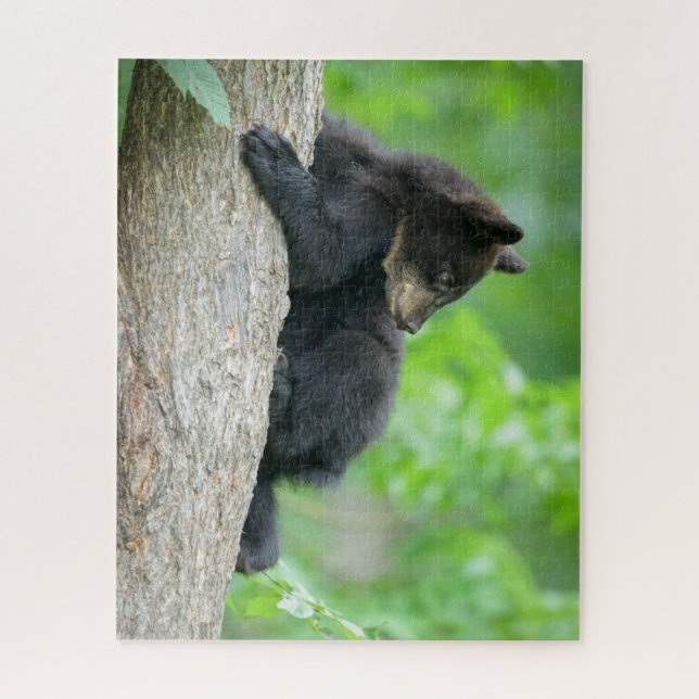 Cutest Baby Animals | Young Black Bear Cub Jigsaw Puzzle (Vertical)