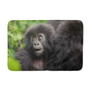 Cutest Baby Animals   Young Mountain Gorilla Bath Mat