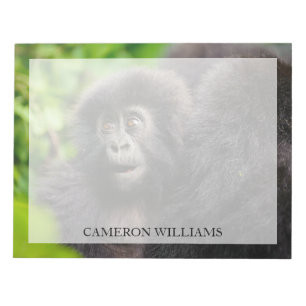 Cutest Baby Animals Young Mountain Gorilla Notepad